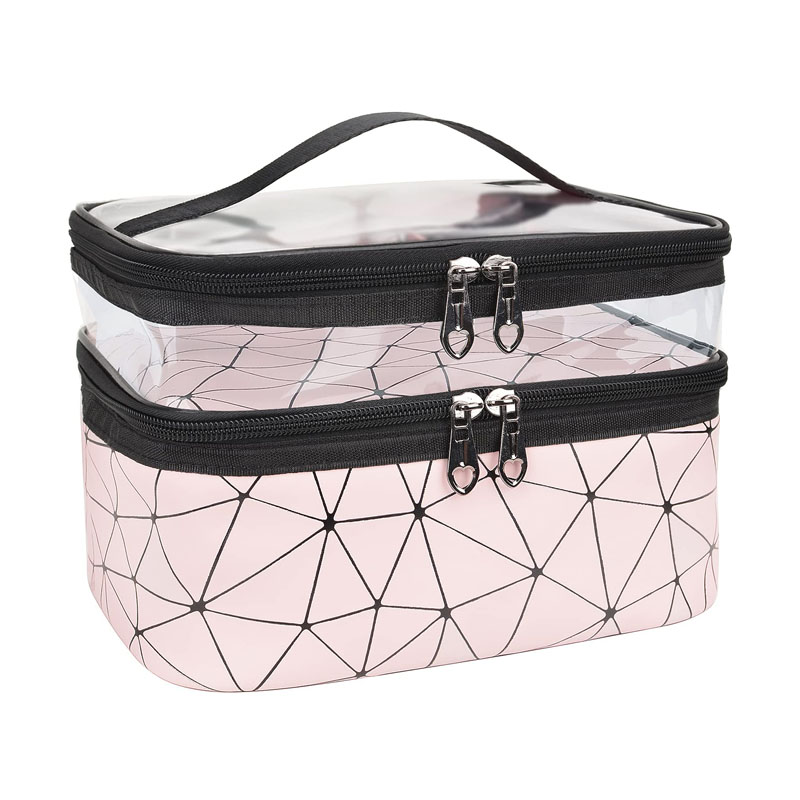 Qual é a diferença entre uma bolsa cosmética de camada dupla e uma bolsa cosmética de camada única