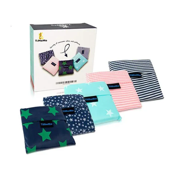 A sacola de compras dobrável Cute chama a atenção por seu design exclusivo e praticidade?