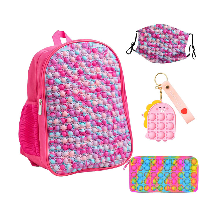 Mochila de estudante Fidget Pop-On-It